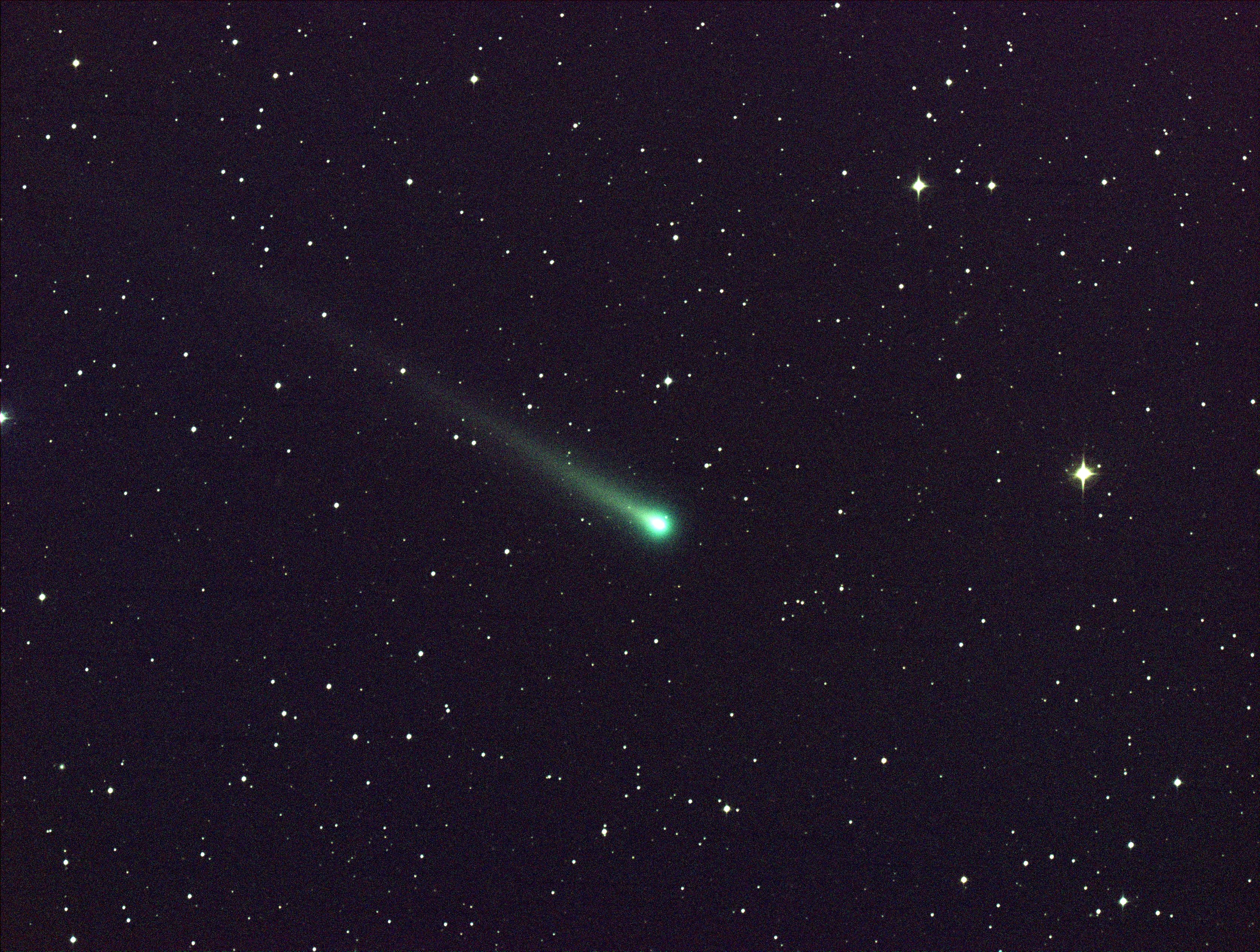 Image of comet ISON in space by NASA