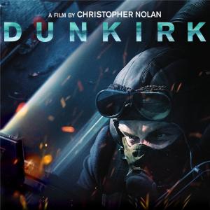 Dunkirk. A film by Christopher Nolan. A viator in flight with a machine fun.